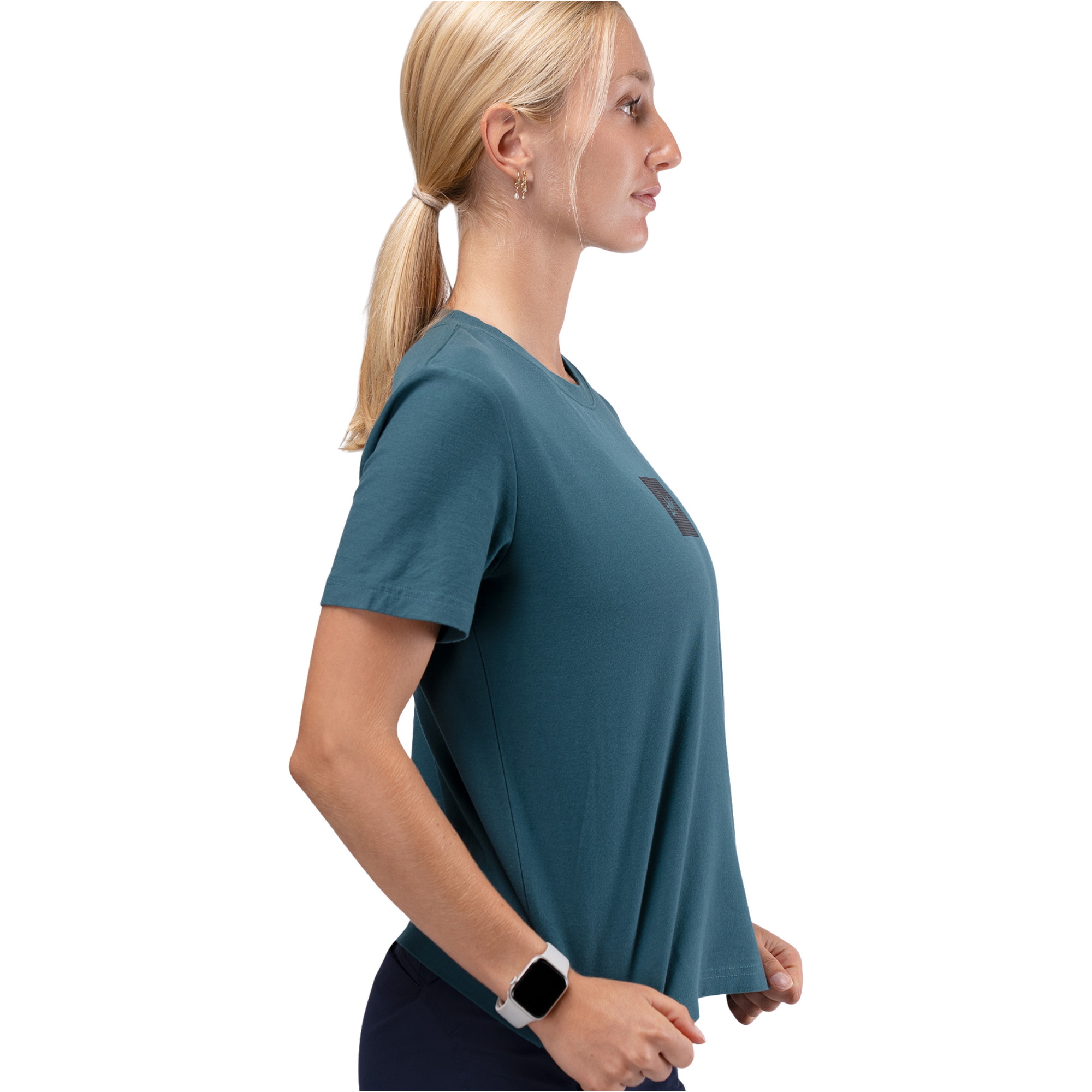 2026 Zhik Womens Logo Cotton Tee TEE-0735-W - Deep Teal